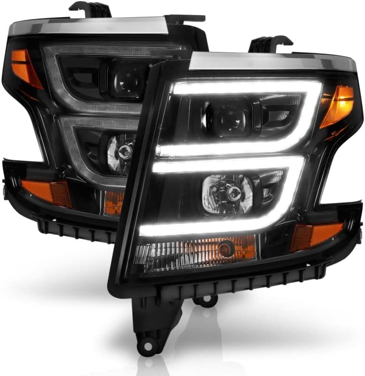ANZO USA 111492 Projector Headlamps Fits Chevrolet Tahoe, Black