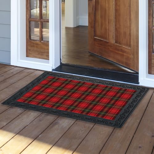 Briarwood Lane Doormat 30x18 Indoor Outdoor Farmhouse Wreath Spring for Spring Doormat
