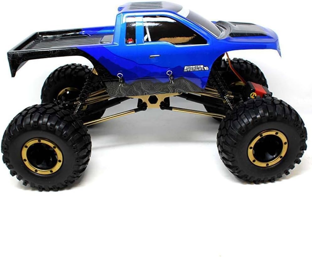Redcat Racing Everest-10 Electric Rock Crawler with Waterproof Electronics, 2.4Ghz Radio Control (1/10 Scale), Blue/Black