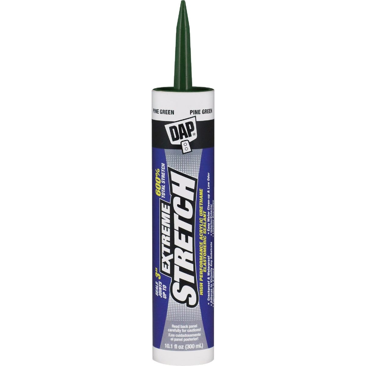 DAP Extreme Stretch Acrylic Urethane Premium Elastomeric Sealant, White, 10.1 Oz (7079818715)