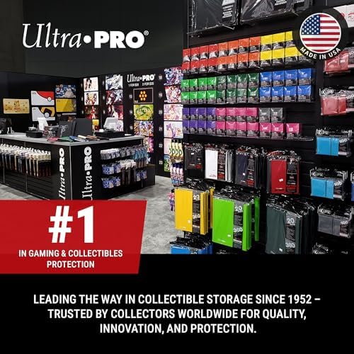 Ultra Pro Pokemon Card Binder 9 Pocket Full-View with Poke Ball Design – Trading Card Binder Holds 360 Cards Side Loading – Organizer for TCG