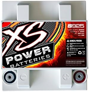 XS Power S925 'S Series' 12V 2,000 Amp AGM Automotive Starting Battery with Terminal