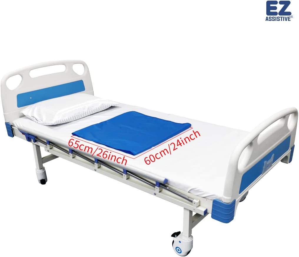 EZ Assistive 56"*78" Flat Slide Sheet Reusable and Washable Patient Transfer Sheet for Patient in-Bed Transferring and Repositioning Easy Apply and
