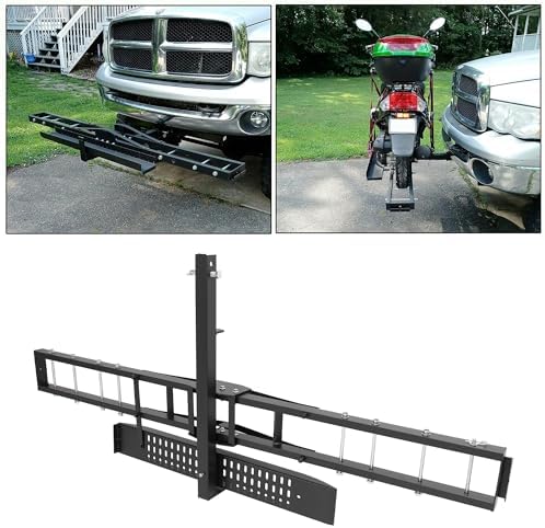 ECOTRIC 500LBS Motorcycle Trailer Hitch Carrier Scooter Dirt Bike Hauler