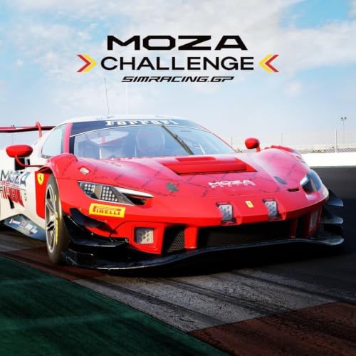 MOZA R5 All-in-One PC Gaming Racing Simulator 3PCS Bundle: 5.5Nm Direct Drive Wheel Base, 11-inch Racing Wheel, Anti-Slip Pedals and a Desk Clamp