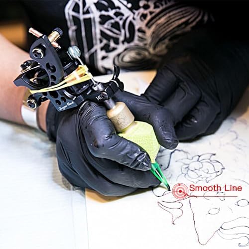 Dragonhawk Traditional Pro Complete Tattoo Kit - Two Machines Gun Easy Use Color Ink Power Supplies Disposable Needles Grips Great for Beginners &