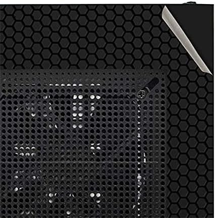 Skinit Decal Gaming Skin Compatible with NZXT H510 Compact ATX Mid-Tower Case - Skinit Originally Designed Black Hex Design