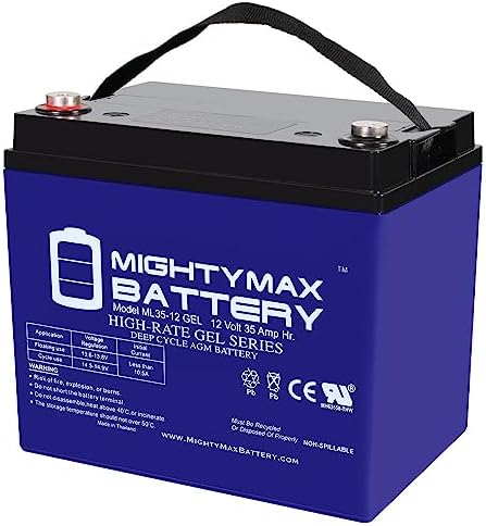Mighty Max Battery ML55-12 GEL -12 Volt 55 AH, GEL Type, Internal Thread (INT) Terminal, Rechargeable SLA AGM Battery