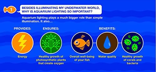 Marineland LED Aquarium Light, Natural Shimmering Light