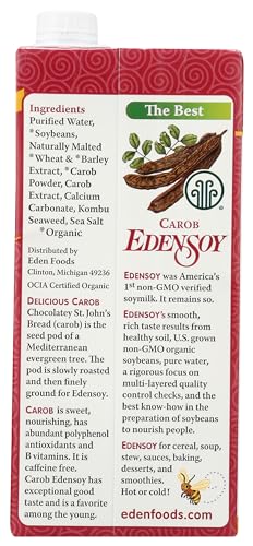 Eden Foods, Organic Edensoy Carob -- 32 Oz