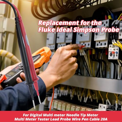 New Meter Test Leads CAT III 1000V 20A Replacement for FLUKE Ideal Simpson
