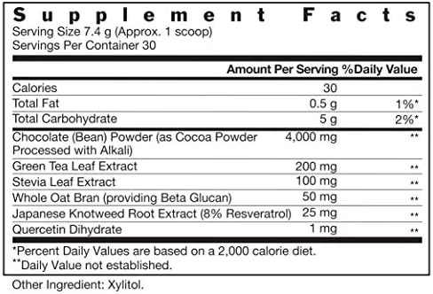 Coco Complete Immune System Boost - Superfood Chocolate Powder, 30 Servings | Energy Support, Sugar Free, Real Cocoa Powder, Green Tea Extract