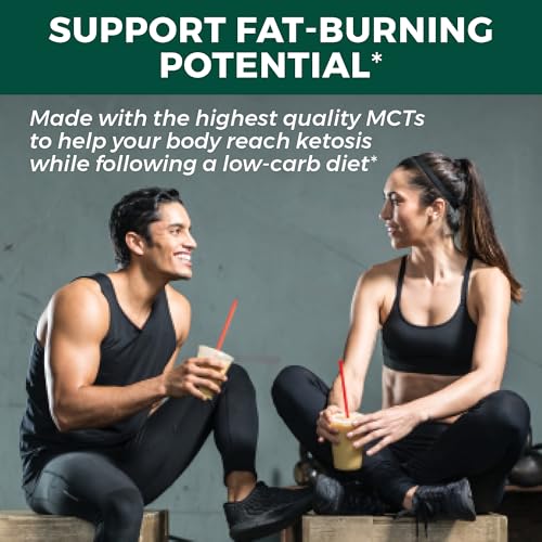 Viva Naturals Organic MCT Oil, 32 fl oz – MCT Oil for Coffee, USDA Organic, Non-GMO, Paleo Certified & Keto Friendly, Supports Energy & Mental Clarity