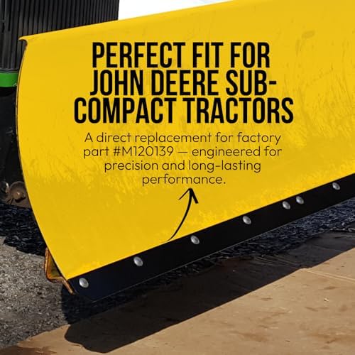 USA Made Heavy Duty 54" Snow Plow Blade Edge with Mounting Equipment | Wear Bar Cutting Edge Replacement | 4-6x Longer Life Than Factory Blade