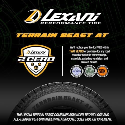 Lexani Terrain Beast AT All Terrain LT31X10.50R15 109S C Light Truck Tire