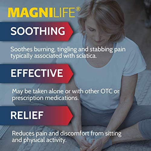 MagniLife Leg & Back Pain Relief Tablets, 125 Ct, Fast-Acting Pain Relief Naturally Soothes Burning, Tingling & Stabbing Aches