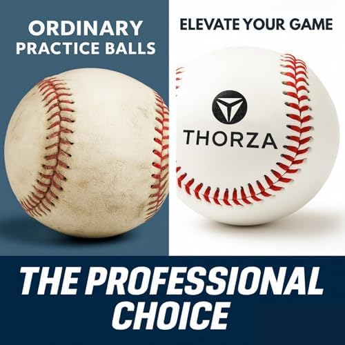 Thorza Weighted Baseballs for Pitching & Throwing Training - Velocity Building Balls for Hitting Practice & Strength Development - Youth to Pro