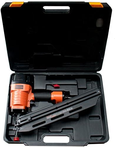 9021C 21 Degree 3-1/2" Full Round Head Framing Nailer with Carrying Case and Interchangeable Trigger, Tool-Free Depth Adjust, and No Mar Tip
