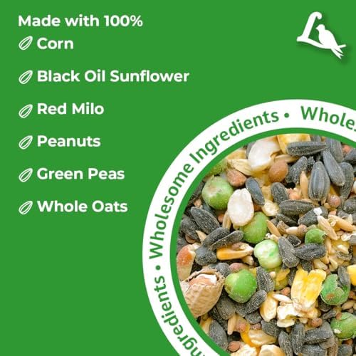 Lyric Wildlife Critter Food for Deer, Squirrels, Turkeys & Rabbits, Wild Bird Seed for Outside Feeders, 10 lb Bag | Food for Deer, Squirrels