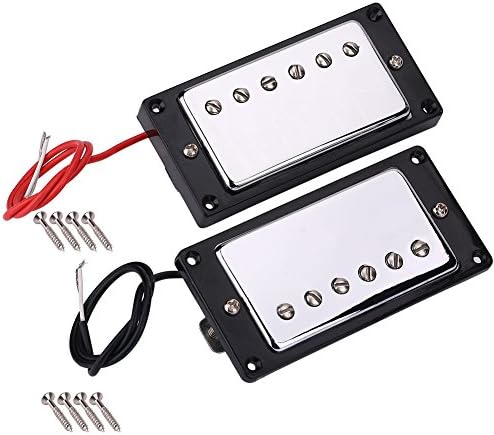 Bnineteenteam Double Coil Guitar Humbucker Pickup Set with Mounting Screws Compatible with Guitar Pickup