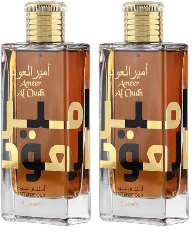 Lattafa Ameer Al Oud Intense Oud for Unisex Eau de Parfum Spray, 3.4 Ounce
