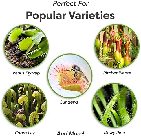 Perfect Plants Carnivorous Plant Soil, 4 qt, Venus Fly Trap Potting Mix