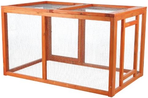 Trixie Natura Chicken Outdoor Run with Mesh-Covered Top, Extension for Natura Chicken Coops (55960, 55962, 55963, 55964)