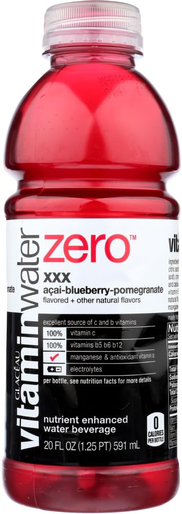 vitaminwater Power-C Dragonfruit Water Beverage, 16.9 fl oz, 6 pack | Bottled, nutrient-enhanced flavored water drink with 90 calories per bottle, antioxidants, and vitamins