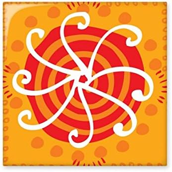 Sunshine Mexico Totems Ancient Civilization Ceramic Tile Glossy Decal Glazed Brick Adorn Stone