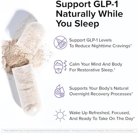 Night Shred Night Time Fat Burner & Natural Sleep Support, 30 Servings