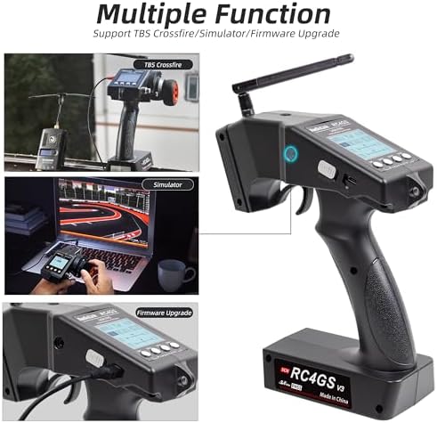 Radiolink RC4GS V3 5CH 2.4G RC Transmitter R6FG Gyro Receiver for Crawler | 2.4GHz Surface Radio Remote Controller Combo