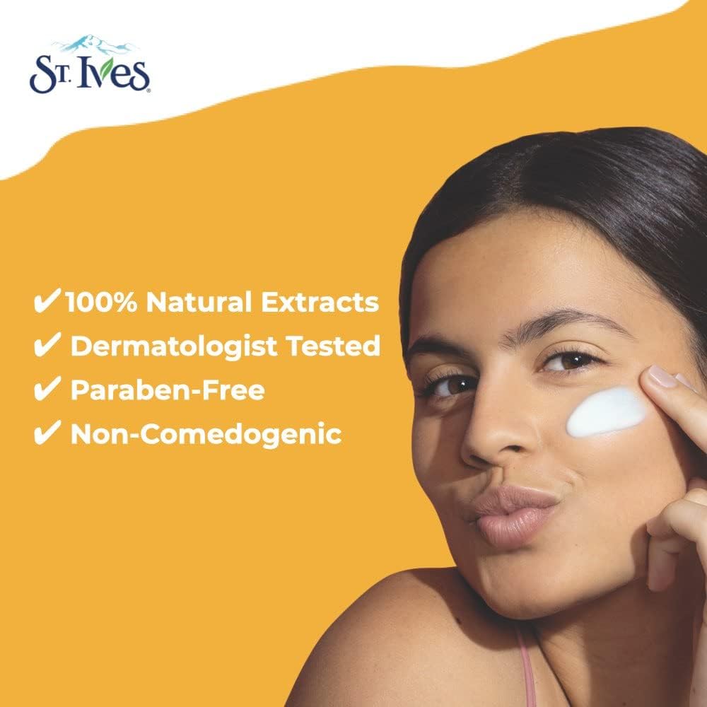 St. Ives Collagen Elastin Face Moisturizer for Dry Skin, Paraben free and Non Comedogenic, 10 oz