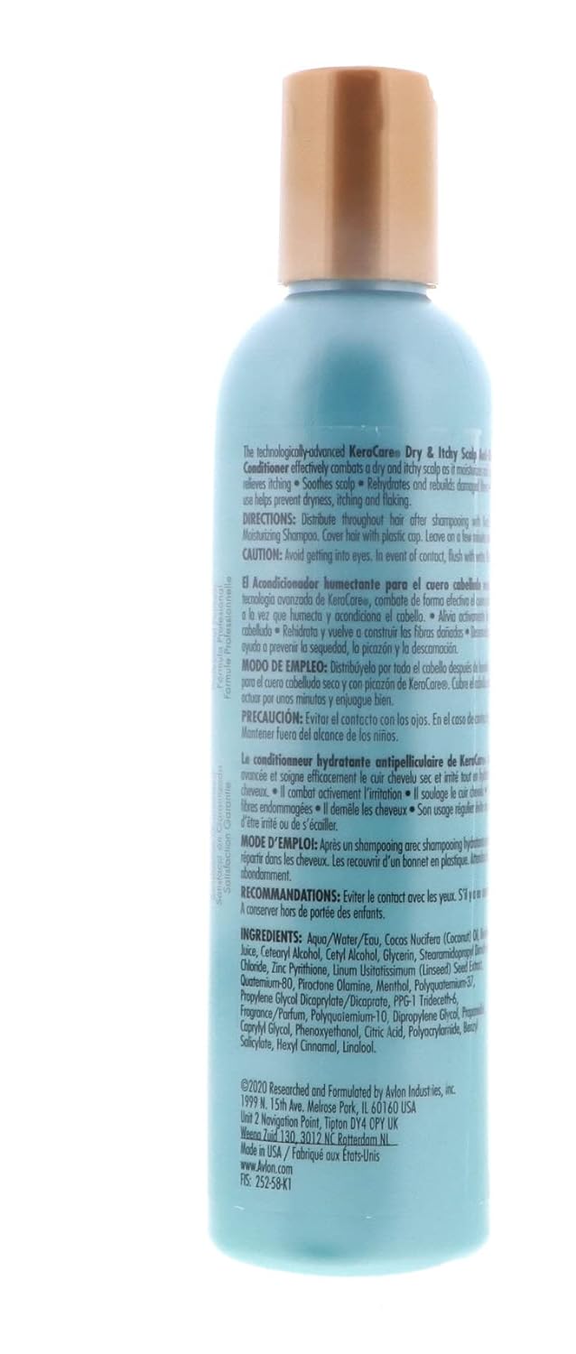 Avlon KeraCare Anti-Dandruff Moisturizing Conditioner for Dry & Itchy Scalp - CO by KeraCare
