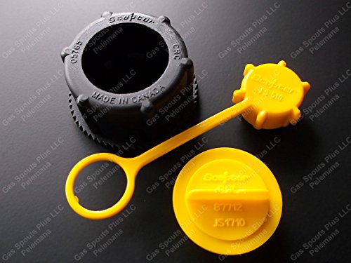 3 SCEPTER SPOUT KITS #03647 Gas Can Parts 4 PCS SPOUTS/SCREW CAP COLLAR/STOPPER/REAR VENT.Kit works on MIDWEST, AMERI-CAN
