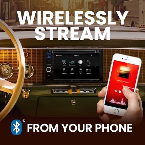 BOSS Audio Systems BV9364B Car Stereo, Hands-Free Calling, Double DIN