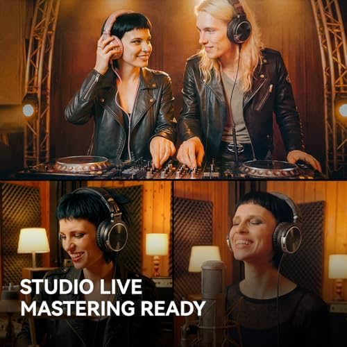 OneOdio Wired DJ Hi-Res Over-Ear Headphones for PC, Keyboard Guitar - Black | headphone with 50mm drivers