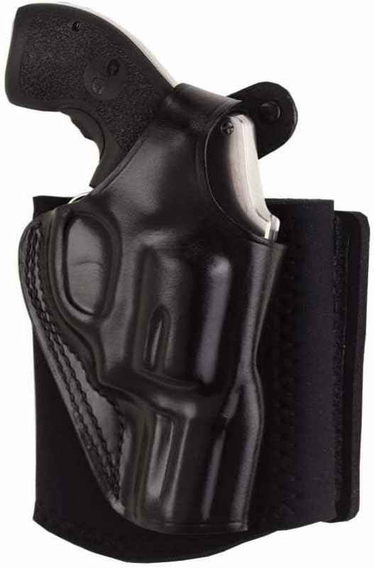 Galco Ankle Glove Leather Handgun Holster, SIG Sauer P238/Colt Mustang/Kimber Micro 380, AG608B | Mustang/Kimber Micro 380, AG608B