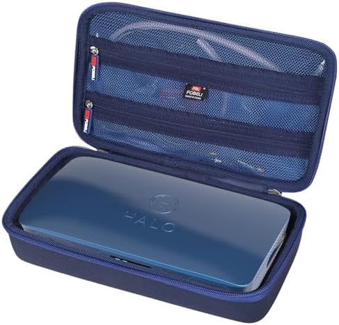FBLFOBELI Case for Halo Bolt Ultimate 2.0/3.0/4.0/Air + 1750 Jump Starter | EVA Hard Shell, Shockproof & Water-Resistant, for Halo Bolt Air 58830/55500, Jump Starter & Air Compressor Storage, Black