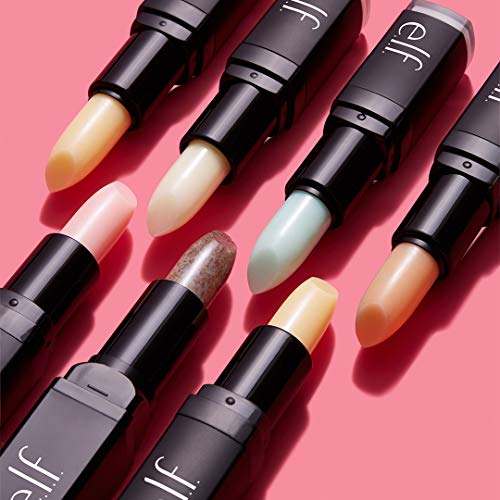 e.l.f. Lip Exfoliator, Smoothing, Conditioning, Easy To Apply, Removes Dry, Chapped Skin, Sweet Cherry, Infused with Vitamin E, Shea Butter, Avocado, Grape and Jojoba Oils, 0.11 Oz
