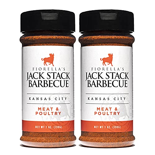 Jack Stack Barbecue Dry Rub Seasoning Variety Pack - All Purpose, Steak, Poultry & Meat Seasonings - Kansas City Spice 3 Pack - for Chicken, Steak, Ribs, Vegetables, Seafood, and More (7oz Each)