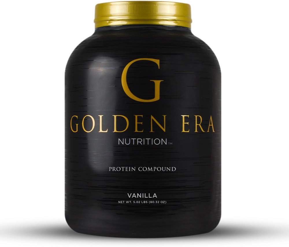 Whey Protein Compound Powder, Vanilla Flavor, Gluten-Free, 5 Pounds
