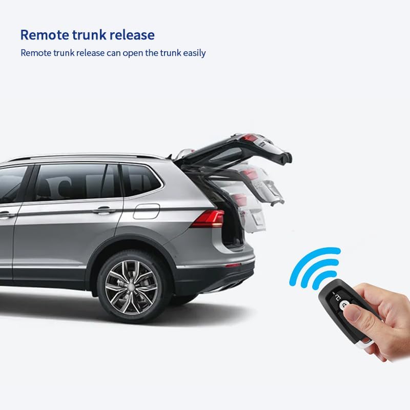 EC002-FO2-NS smart Key Passive keyless Entry Kits with Push Start Button Remote Start PKE Lock and Unlock DC12V