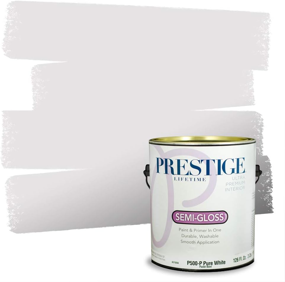 PRESTIGE Paints Exterior Paint and Primer In One, 1-Gallon, Satin, Comparable Match of Sherwin Williams* Ash Violet*