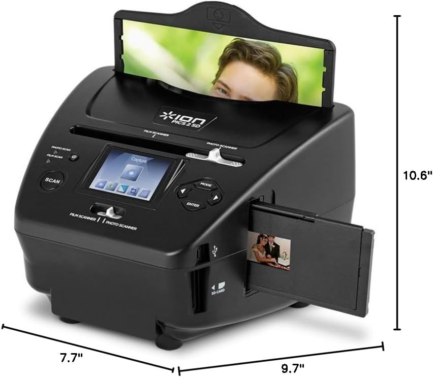 ION Pics 2 SD | Photo, Slide and Film Scanner with SD Card