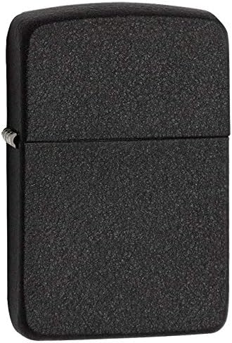 Zippo 1941 Black Crackle Replica Pocket Lighter