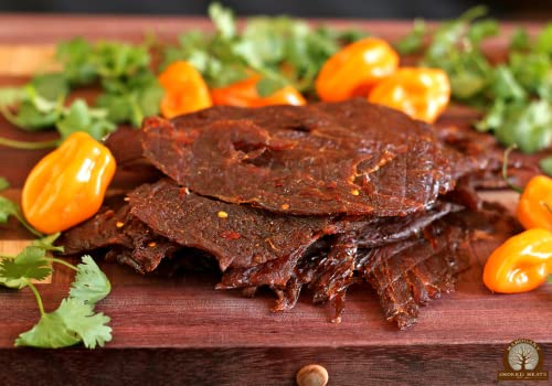Mahogany Smoked Meats: Habanero Turkey Jerky - 16oz