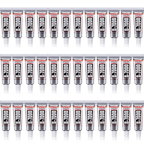 40 Pieces B-7000 Adhesive Multi-Function Glues Paste Adhesive in 3ml for DIY Craft Glass, Wooden, Manicure, Jewelry Making Supplies