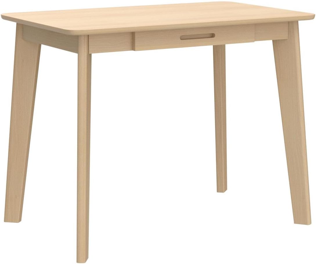 IOTXY Solid Wood Writing Desk - Home Office Laptop Computer Table, Walnut