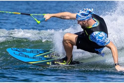 O’Brien Celebrity 64” Combo Water Skis with Jr. X-7 Adjustable Bindings for Smaller Skiers - Women & Teens, (Fits Men's US Foot Size - 2-7)