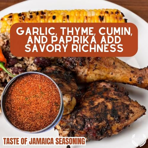 Gustus Vitae | Taste of Jamaica Seasoning | Jamaican Jerk Spice Blend | Premium Small Batch Seasoning | Gourmet Culinary Spices | All Natural | Non